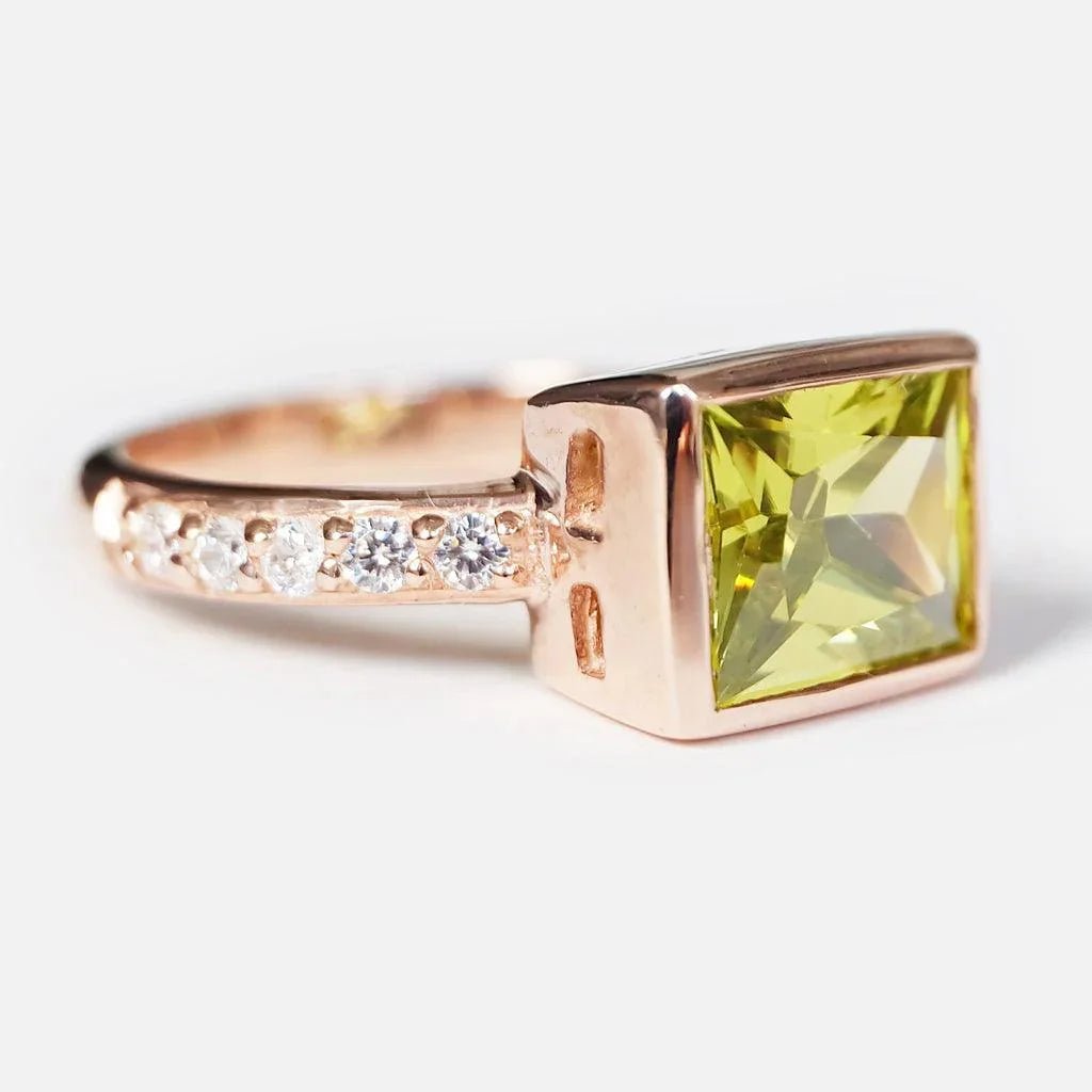 Lemon Quartz Ring Richa - SOVATS
