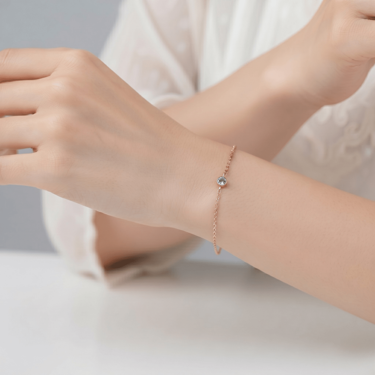 March's Birthstone Bracelet Melora - SOVATS