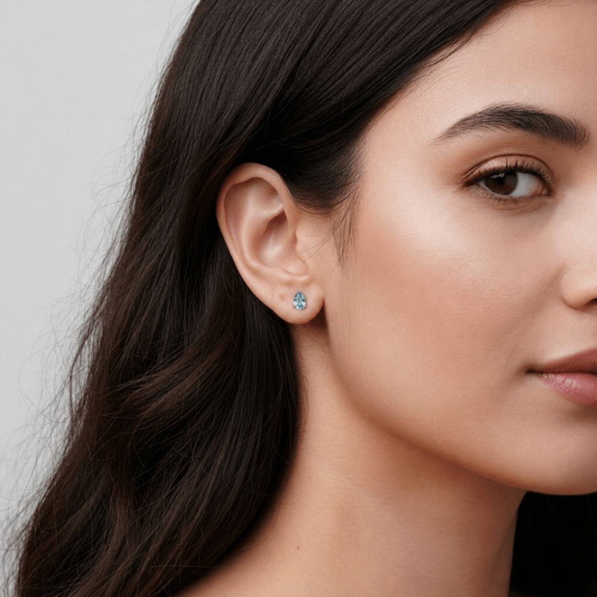 March's Birthstone Earrings Addie - SOVATS