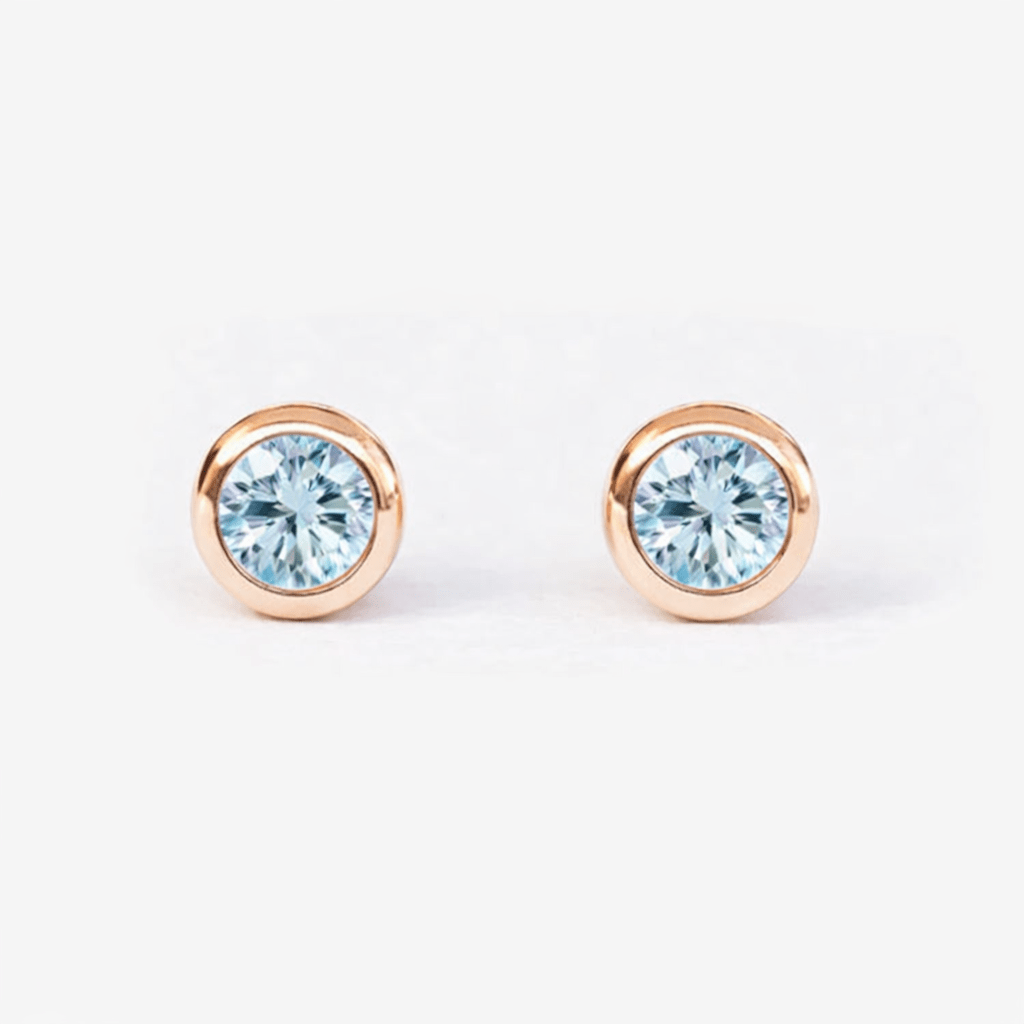 March's Birthstone Earrings Edda - SOVATS