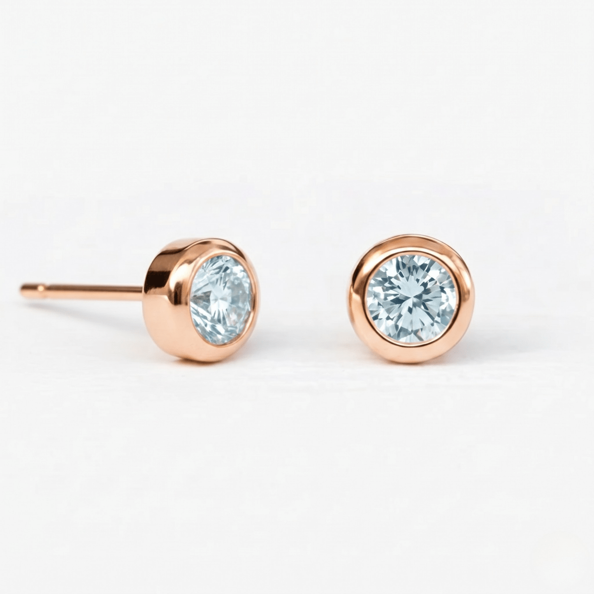 March's Birthstone Earrings Edda - SOVATS