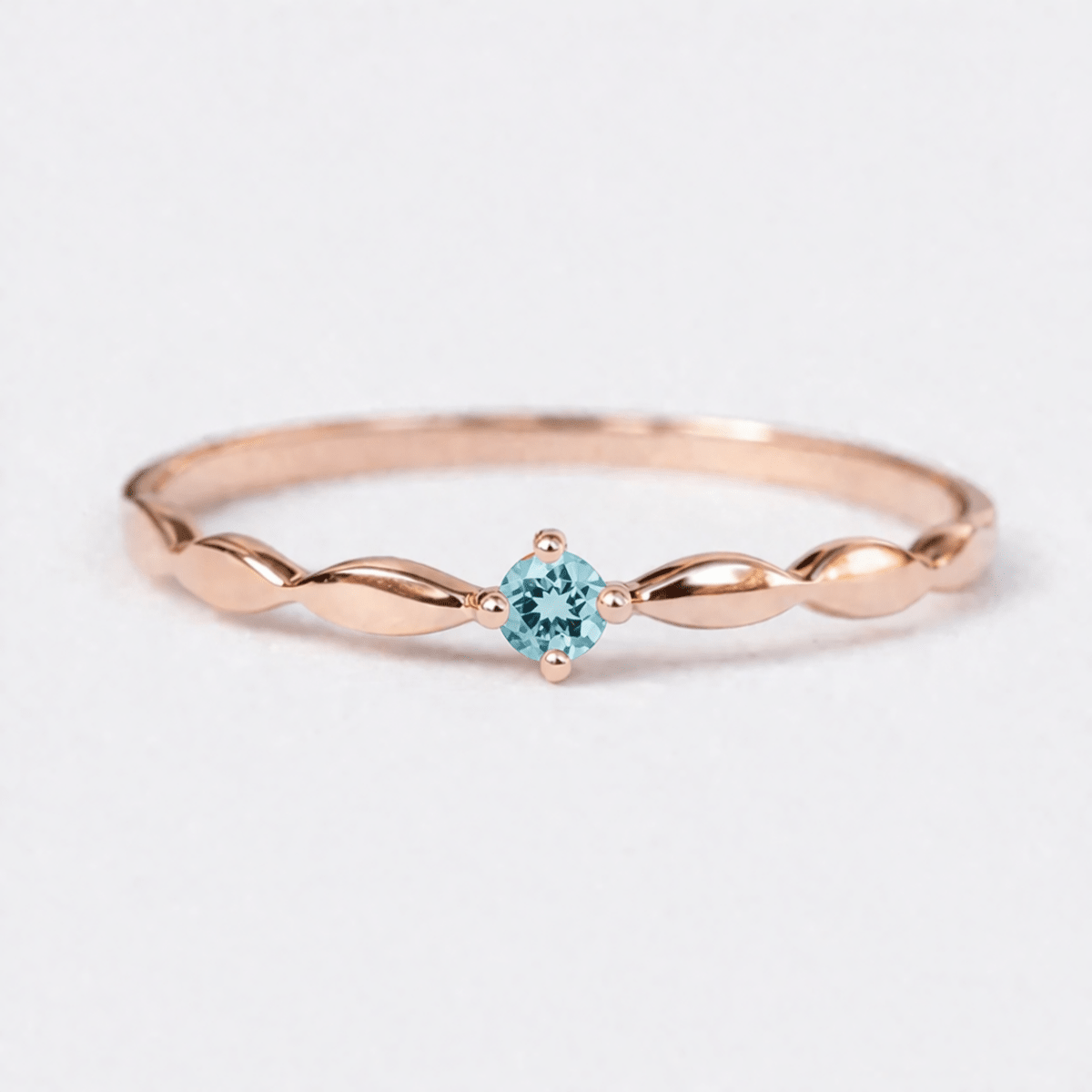 March's Birthstone Ring Amelia - SOVATS