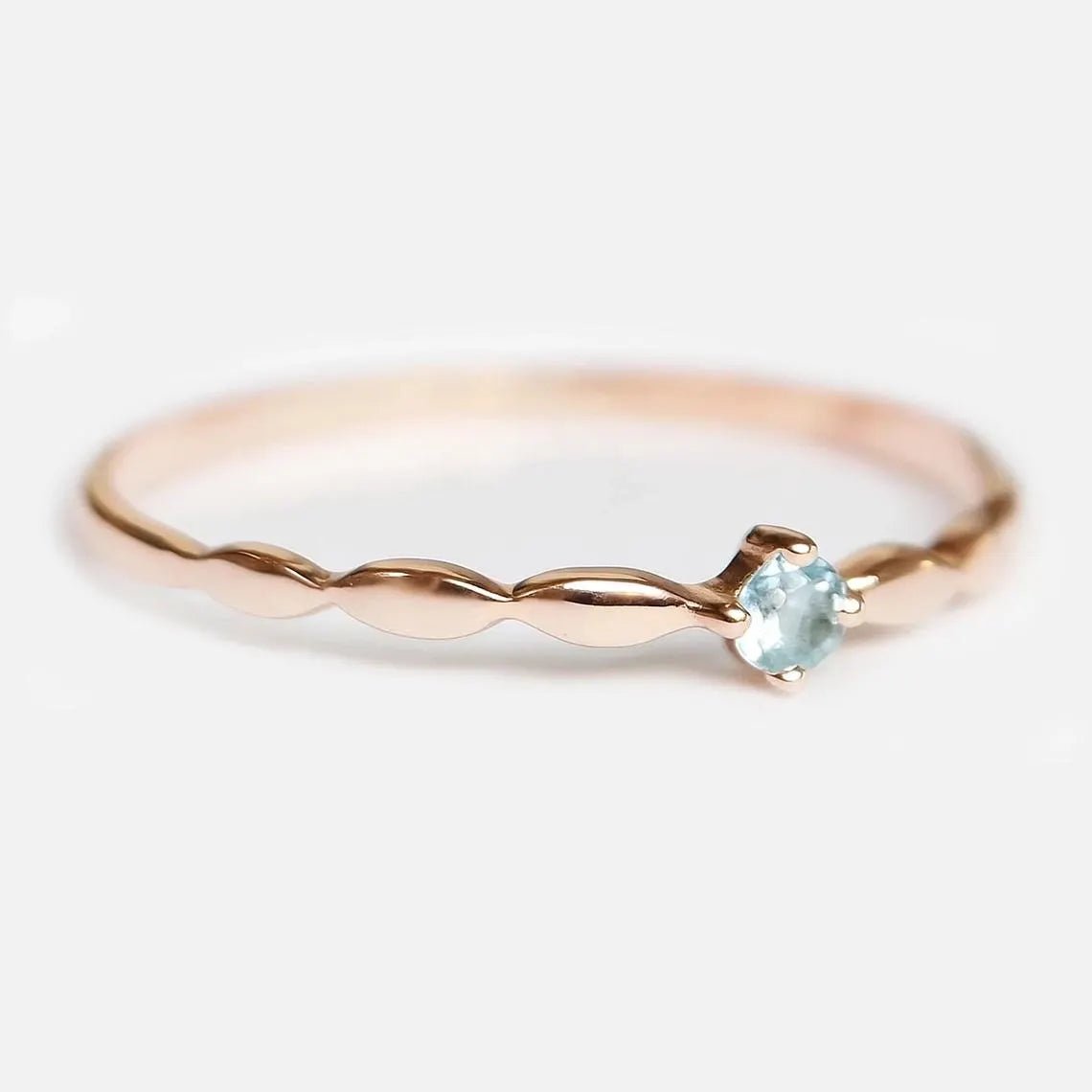 March's Birthstone Ring Amelia - SOVATS