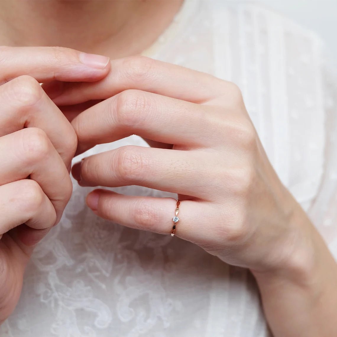 March's Birthstone Ring Amelia - SOVATS