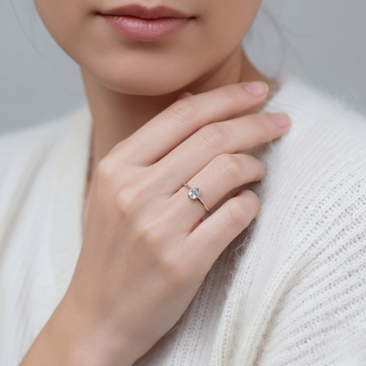 March's Birthstone Ring Bijou - SOVATS