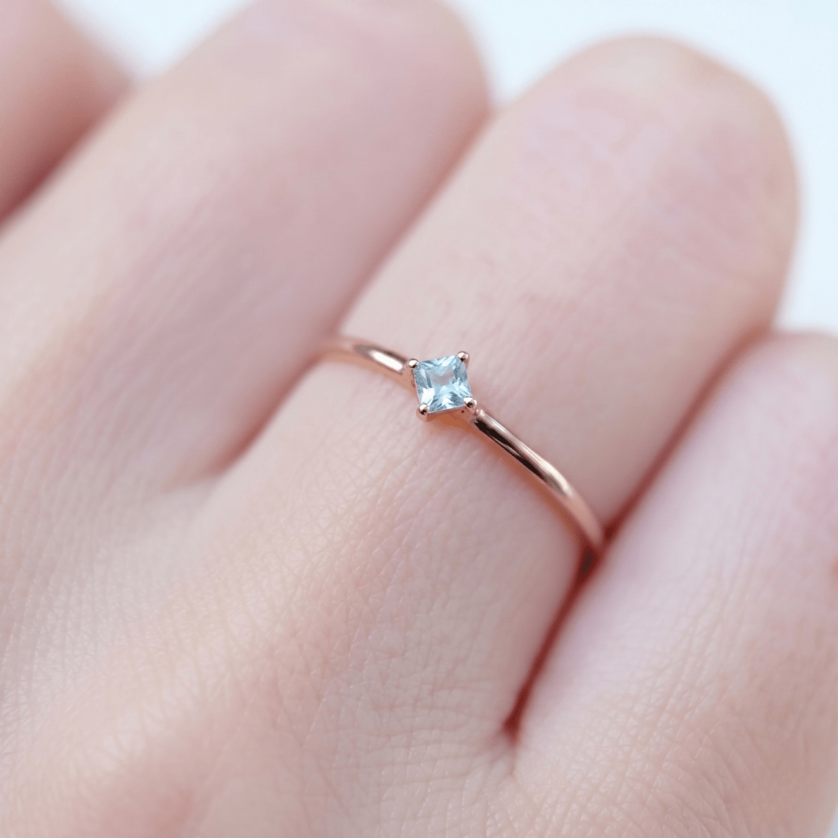 March's Birthstone Ring Leona - SOVATS