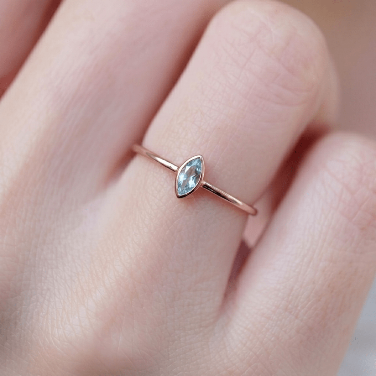 March's Birthstone Ring Nerissa - SOVATS