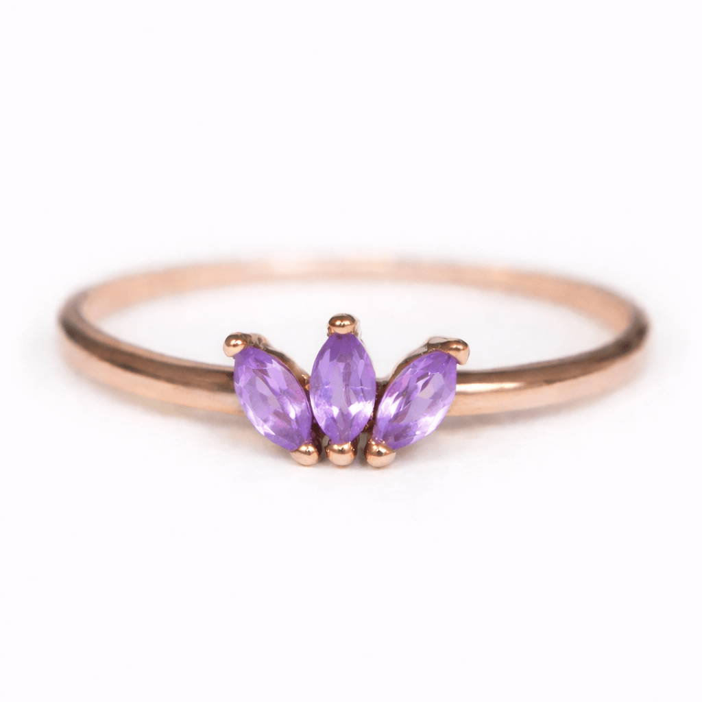 Marquise Amethyst Ring Sholto - SOVATS