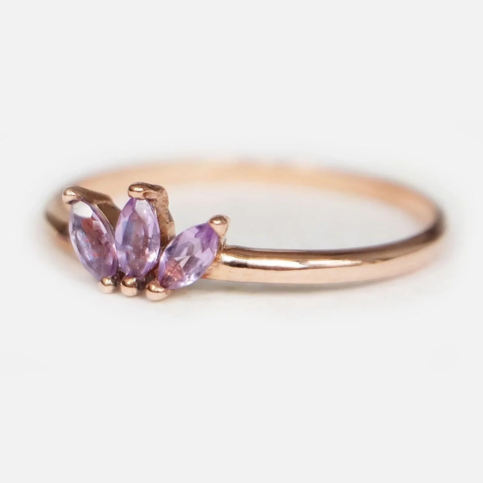 Marquise Amethyst Ring Sholto - SOVATS