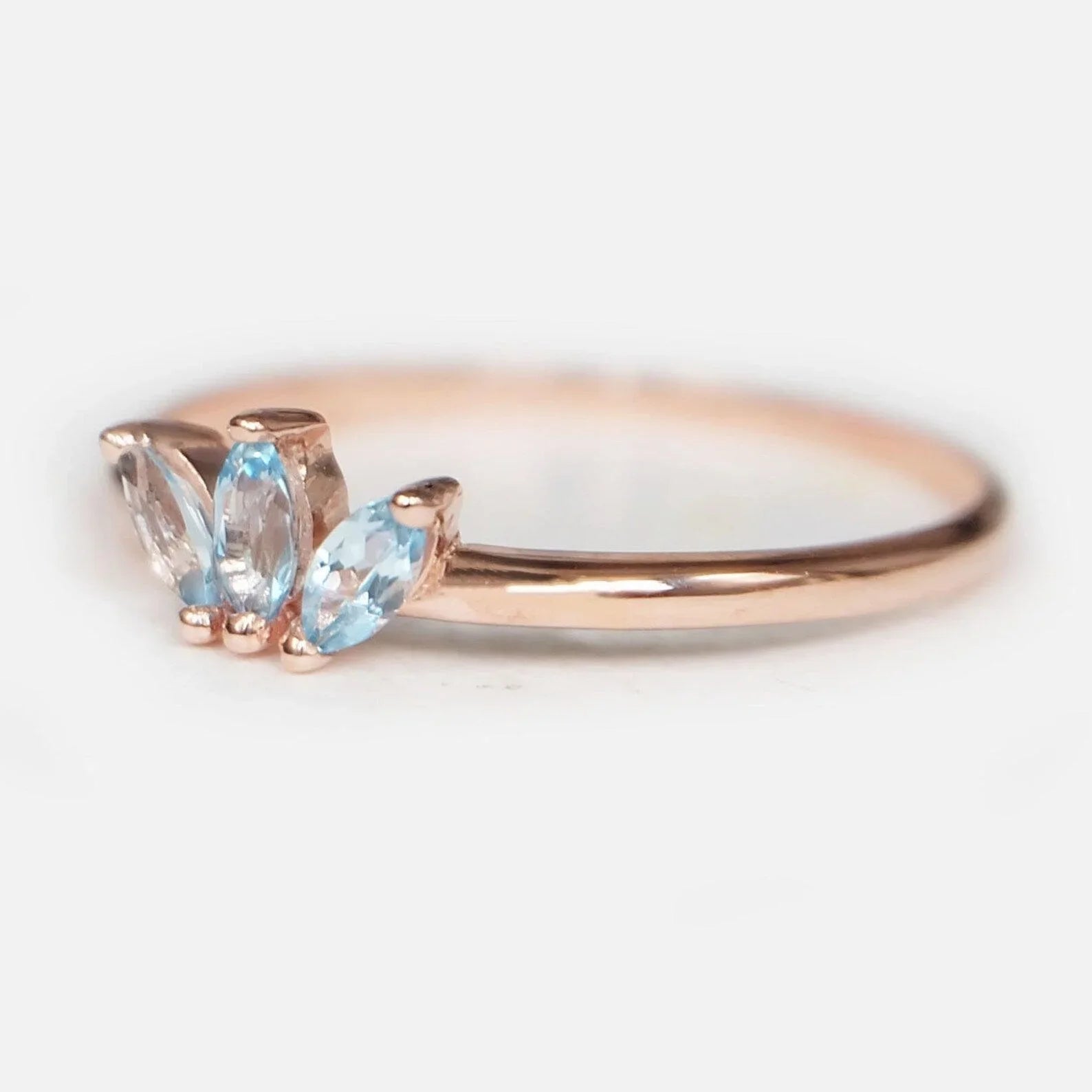 Marquise Aquamarine Ring Sholto - SOVATS
