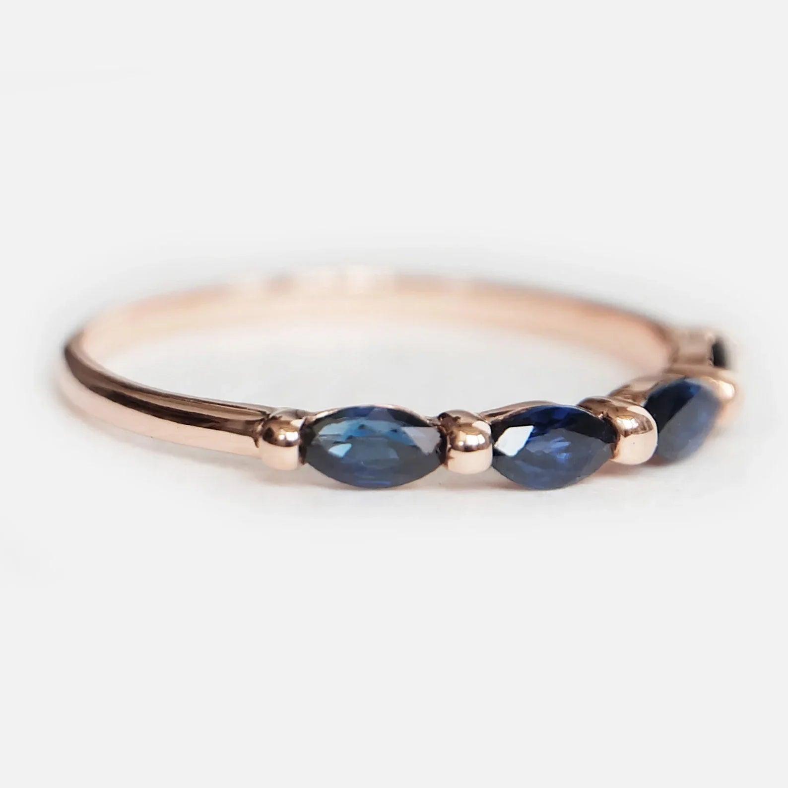 Marquise Sapphire Ring Hiba - SOVATS