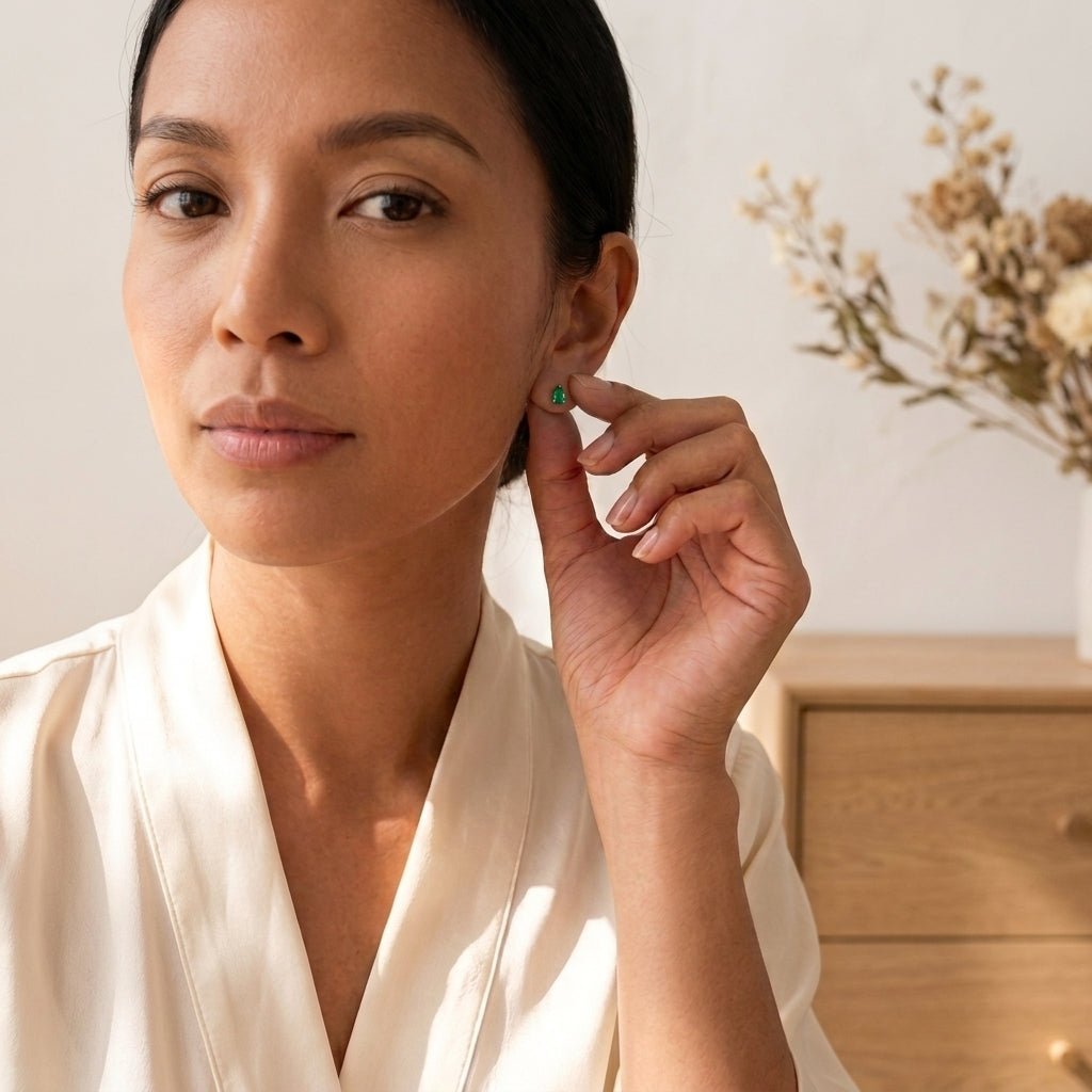 May's Birthstone Earrings Addie - SOVATS