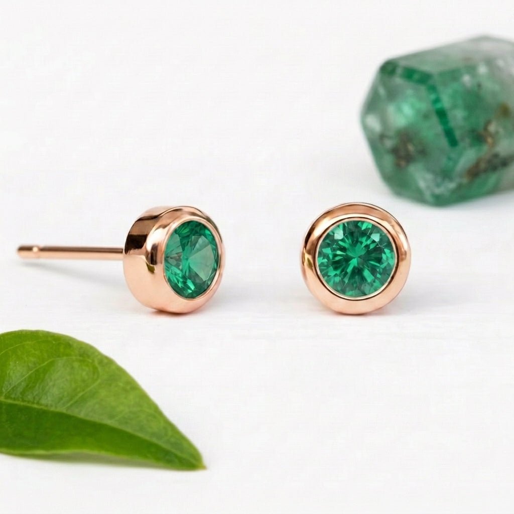 May's Birthstone Earrings Edda - SOVATS