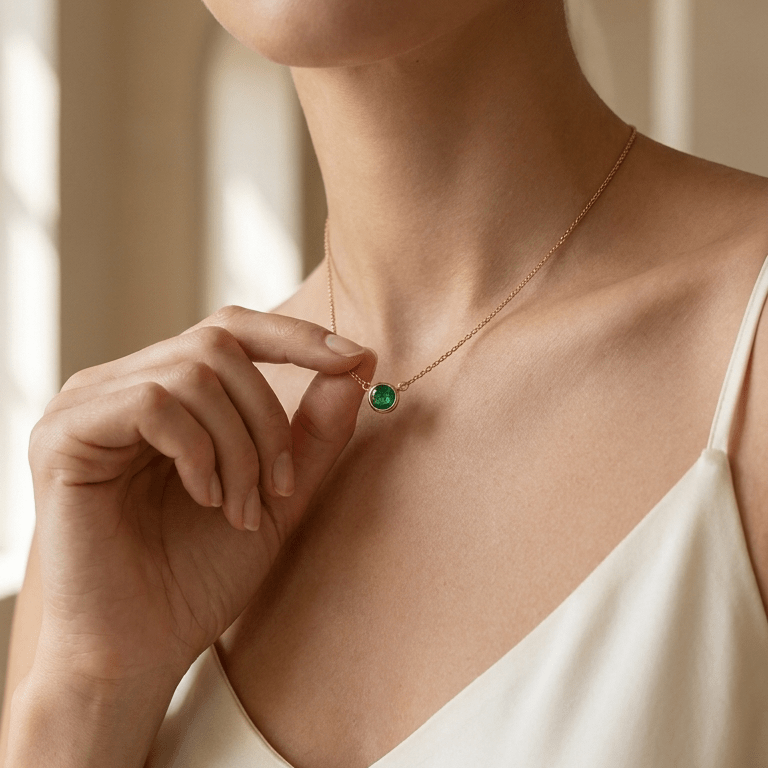 May's Birthstone Necklace Eldora - SOVATS