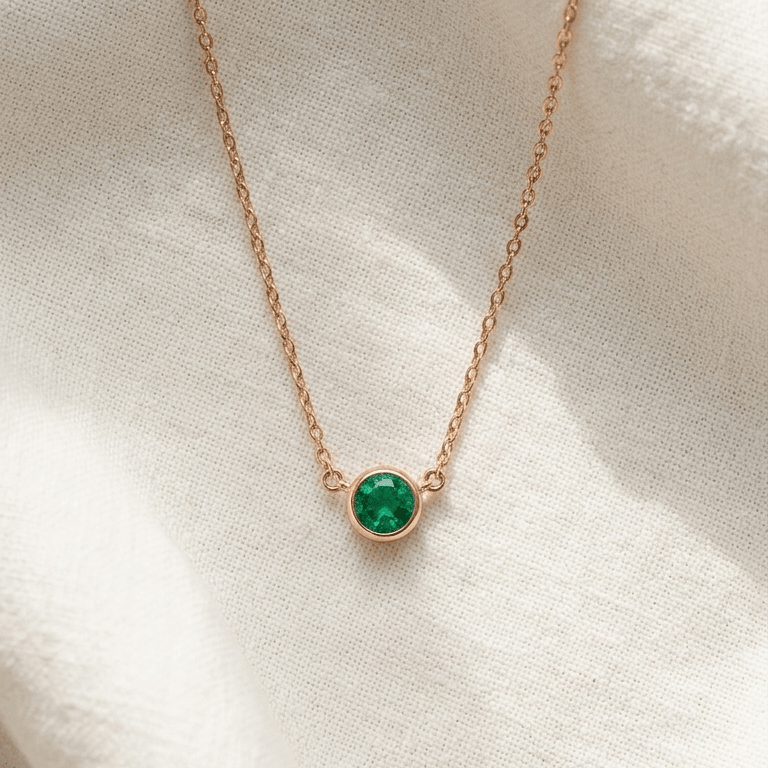 May's Birthstone Necklace Eldora - SOVATS