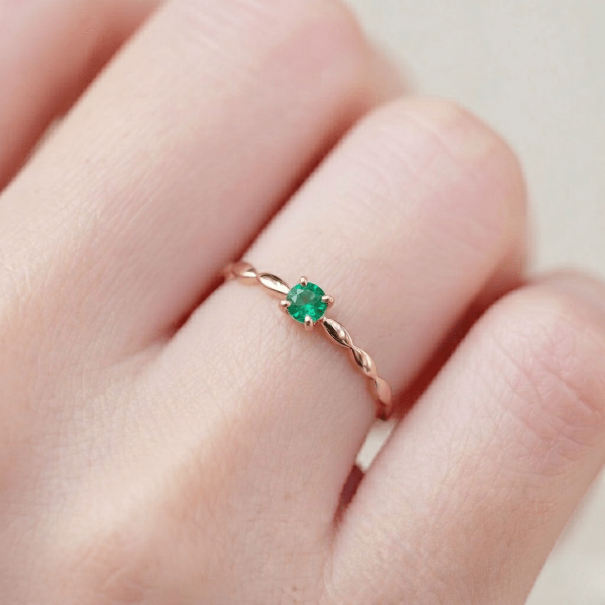 May's Birthstone Ring Amelia - SOVATS