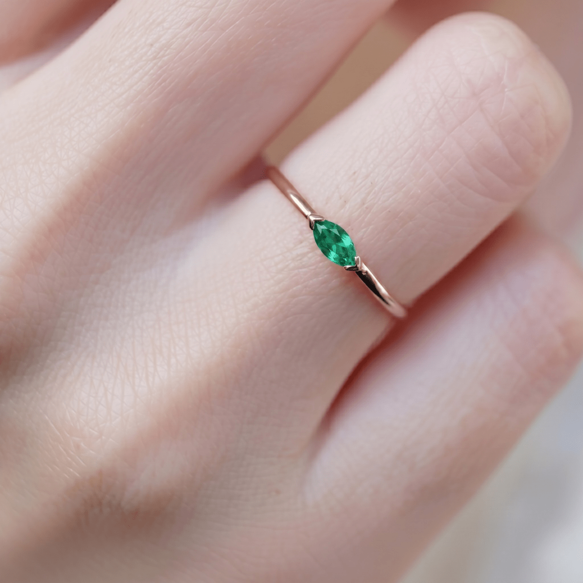 May's Birthstone Ring Cecilia - SOVATS