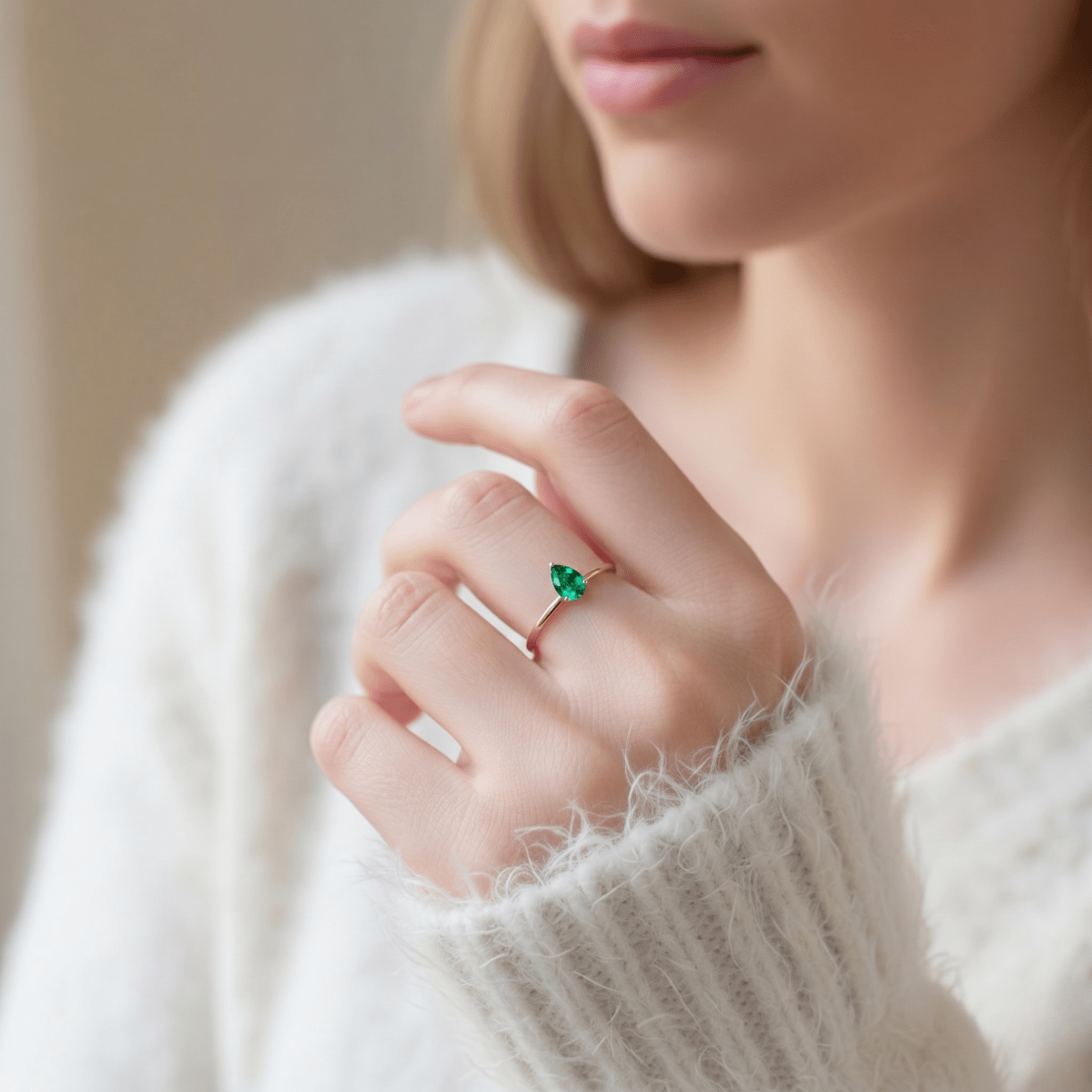 May's Birthstone Ring Nessa - SOVATS