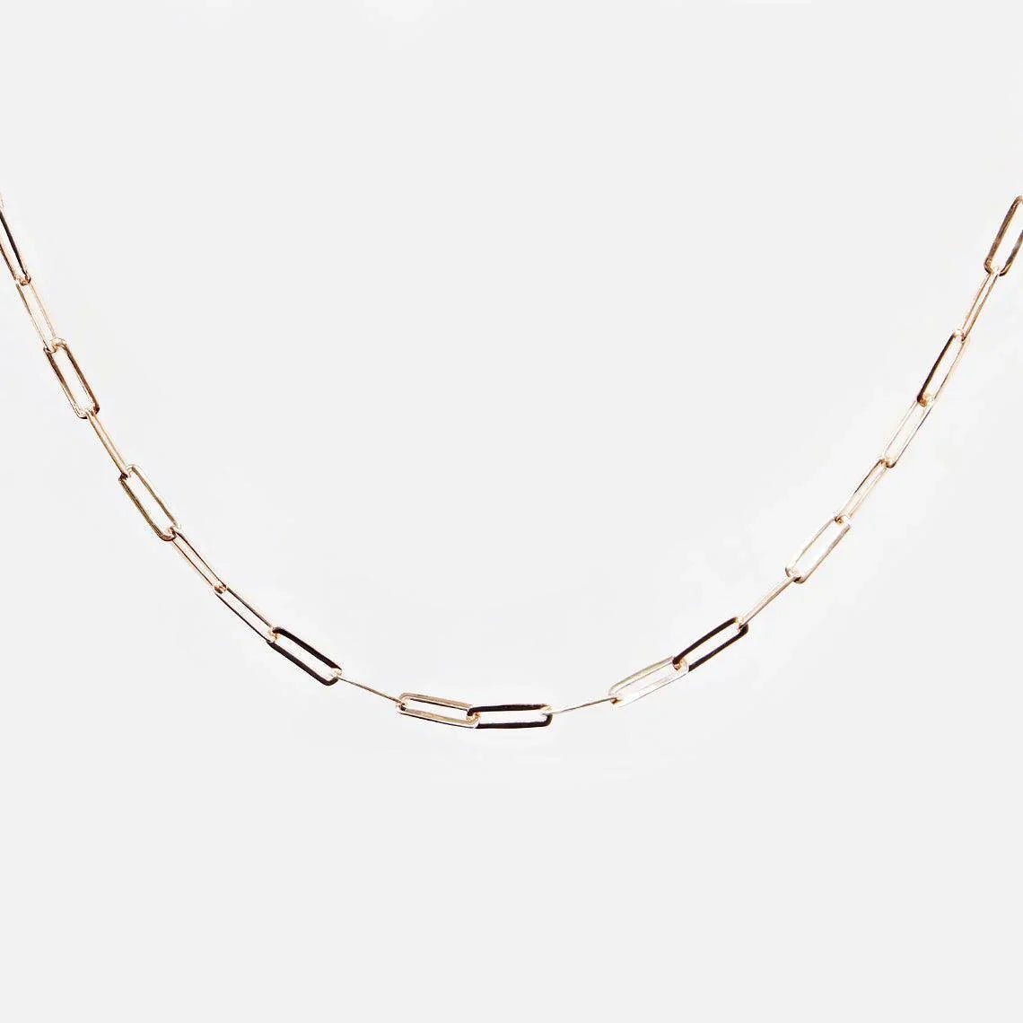 Medium Paperclip Necklace Adira - SOVATS