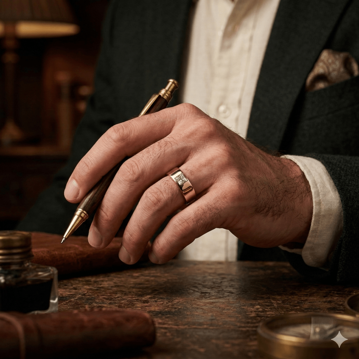 Men's Diamond Ring Oscar - SOVATS