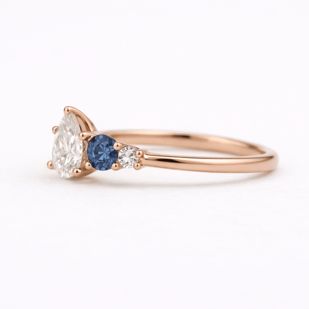 Moissanite Engagement Ring Astraeus - SOVATS