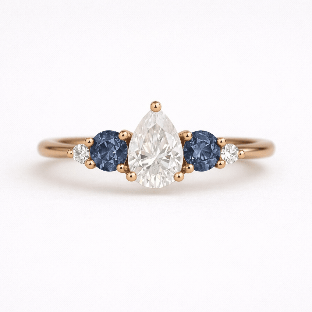 Moissanite Engagement Ring Astraeus - SOVATS