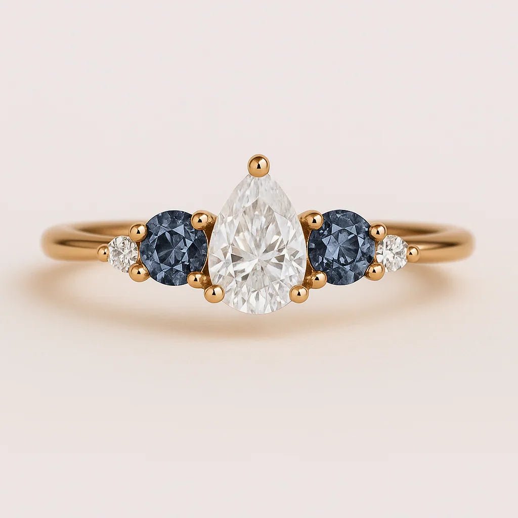 Moissanite Engagement Ring Astraeus - SOVATS