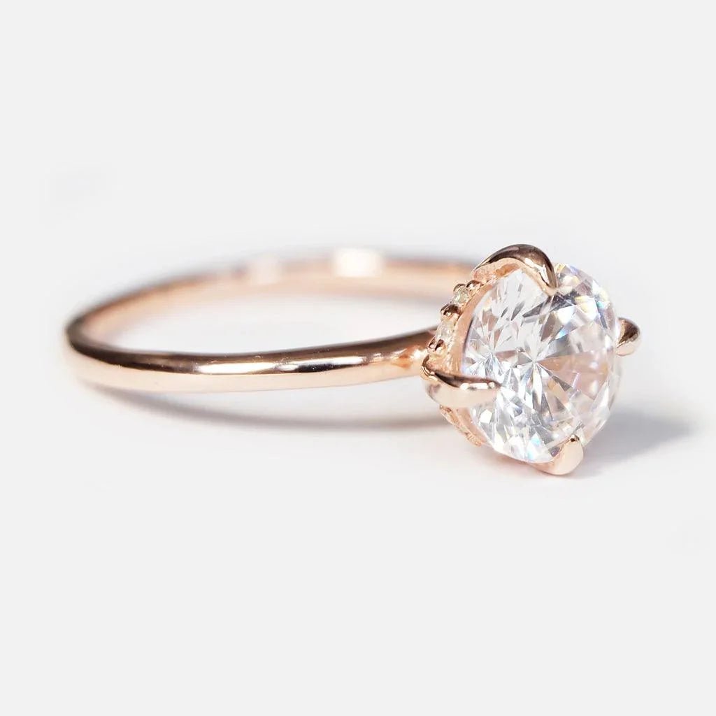 Moissanite Engagement Ring Ceres - SOVATS