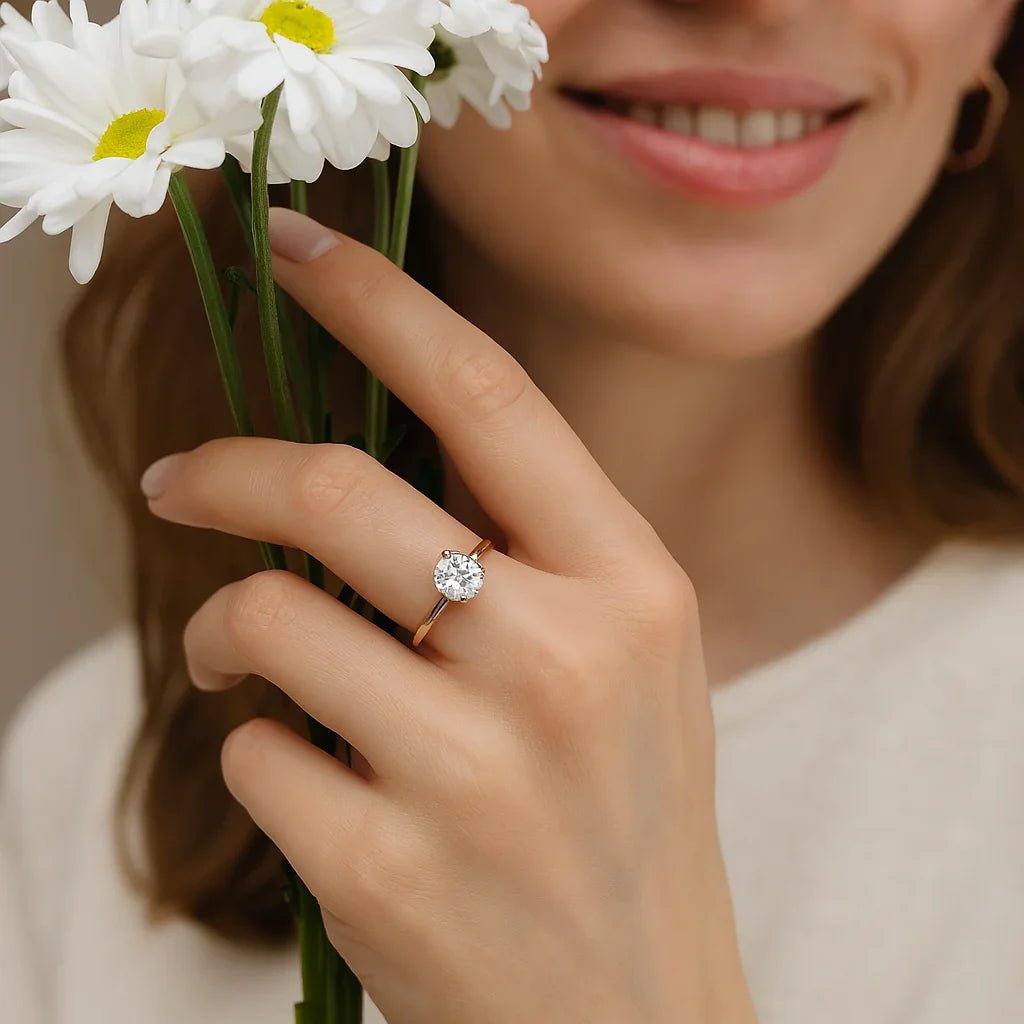 Moissanite Engagement Ring Ceres - SOVATS