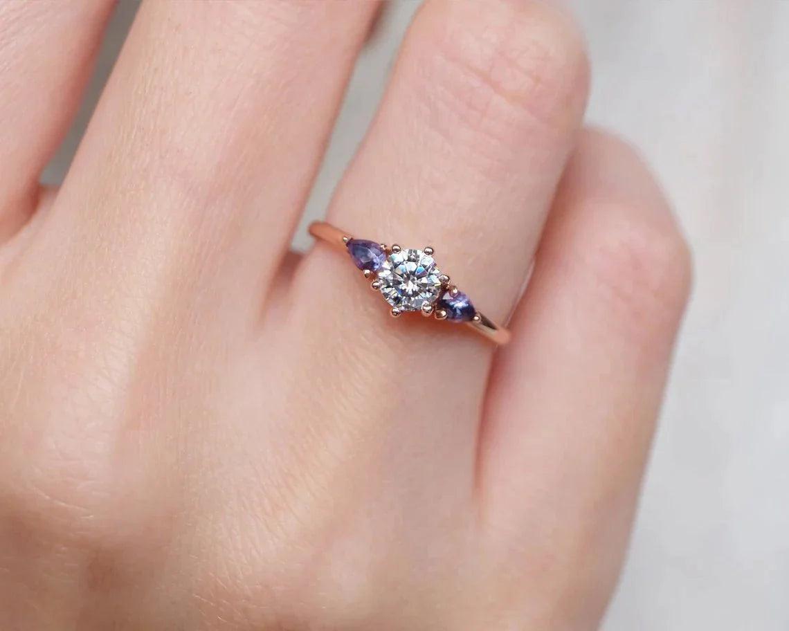 Moissanite Engagement Ring Halos - SOVATS