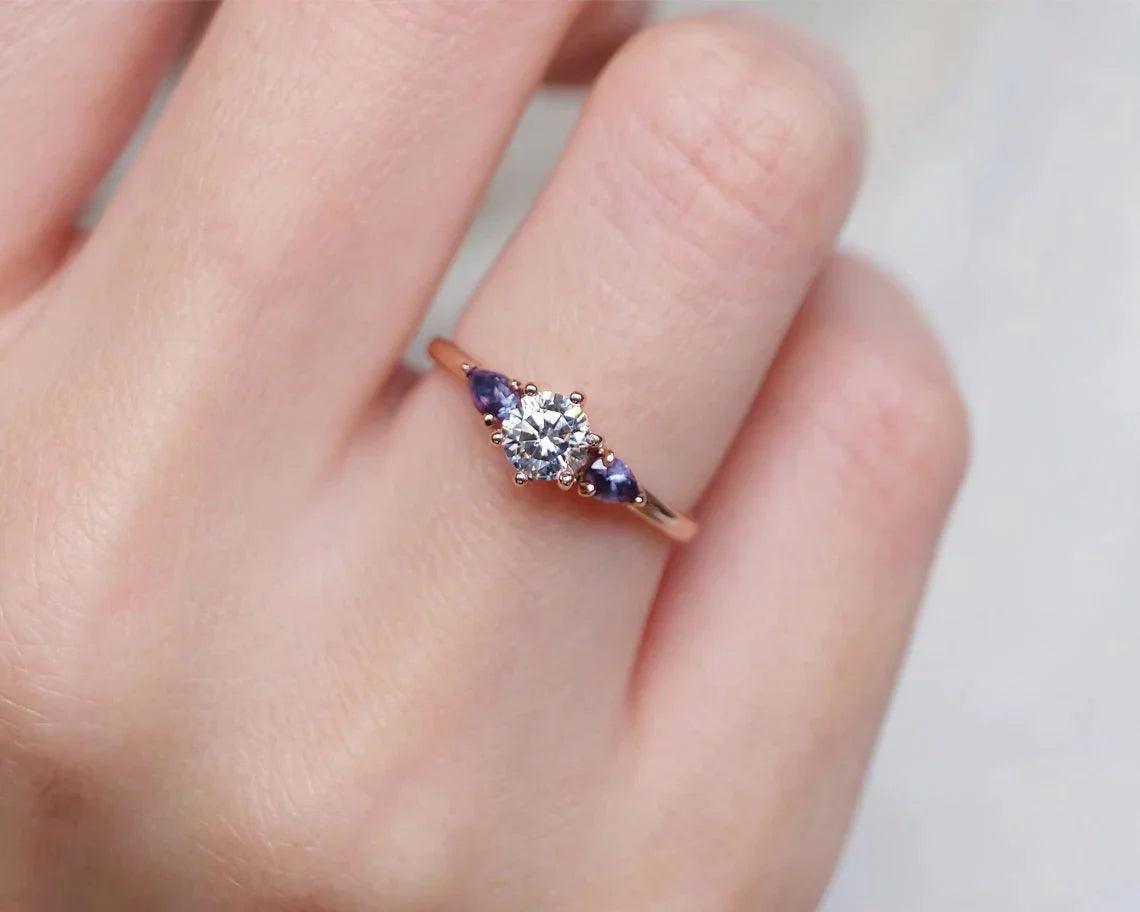Moissanite Engagement Ring Halos - SOVATS
