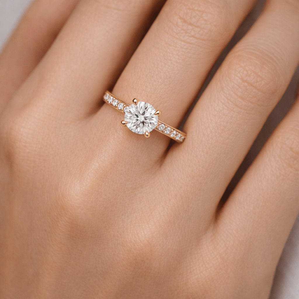 Moissanite Engagement Ring Levana - SOVATS