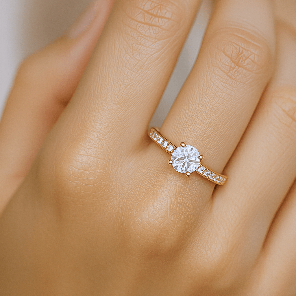 Moissanite Engagement Ring Levana - SOVATS