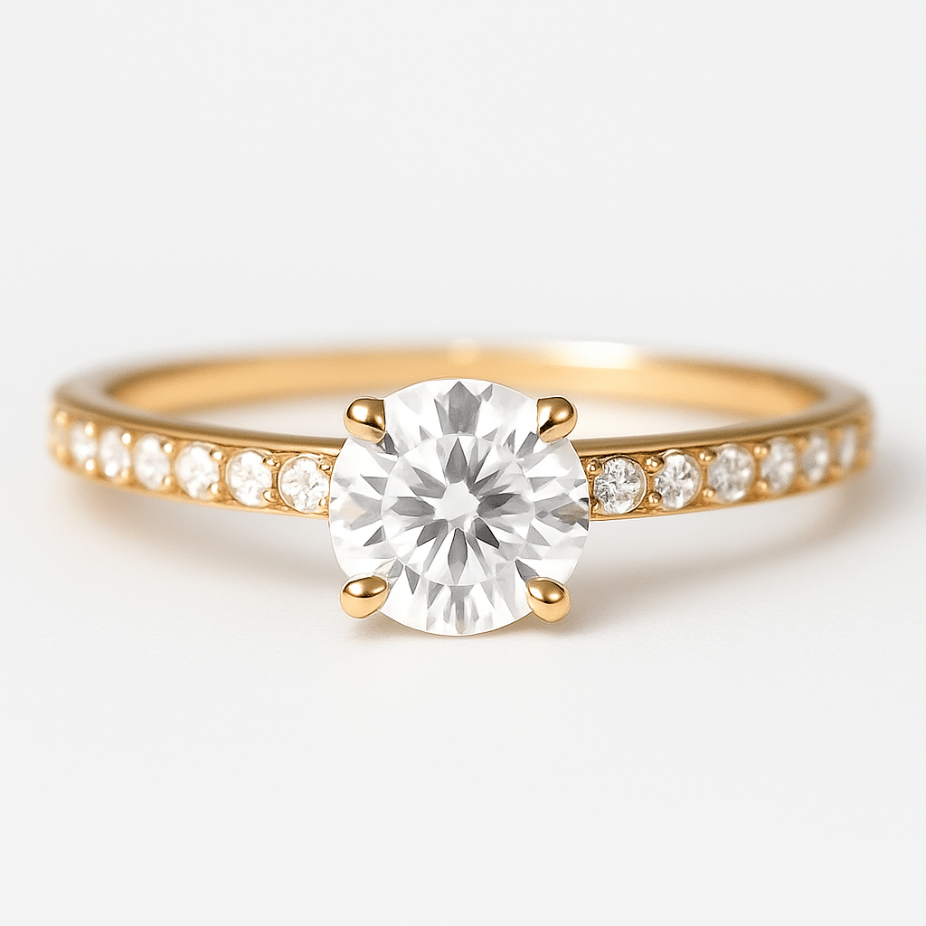Moissanite Engagement Ring Levana - SOVATS