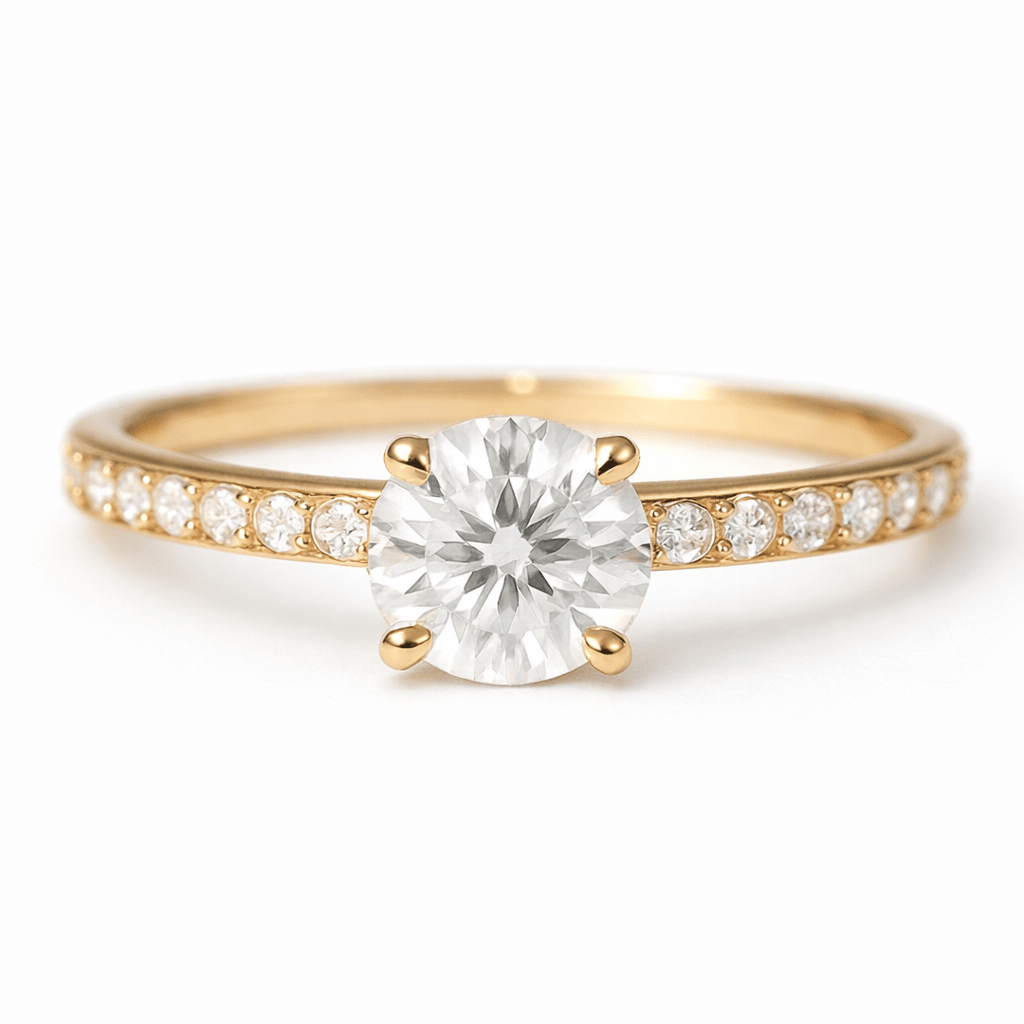 Moissanite Engagement Ring Levana - SOVATS