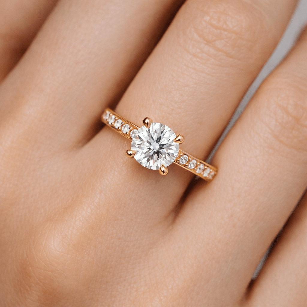 Moissanite Engagement Ring Levana - SOVATS
