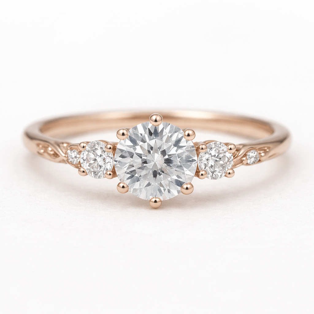 Moissanite Engagement Ring Liviana - SOVATS