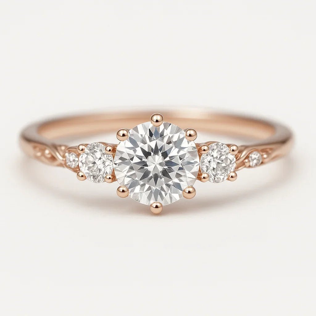 Moissanite Engagement Ring Liviana - SOVATS
