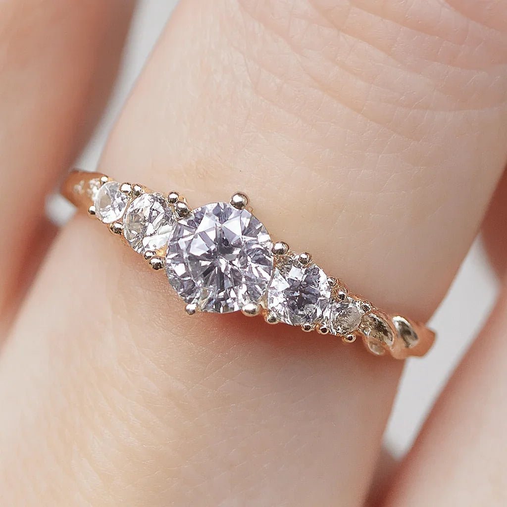 Moissanite Engagement Ring Liviana - SOVATS