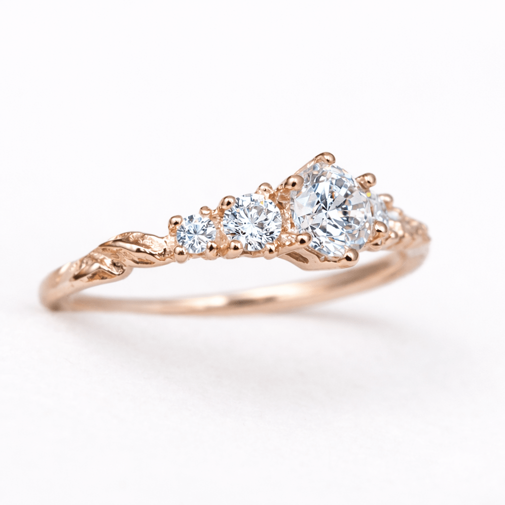 Moissanite Engagement Ring Liviana - SOVATS