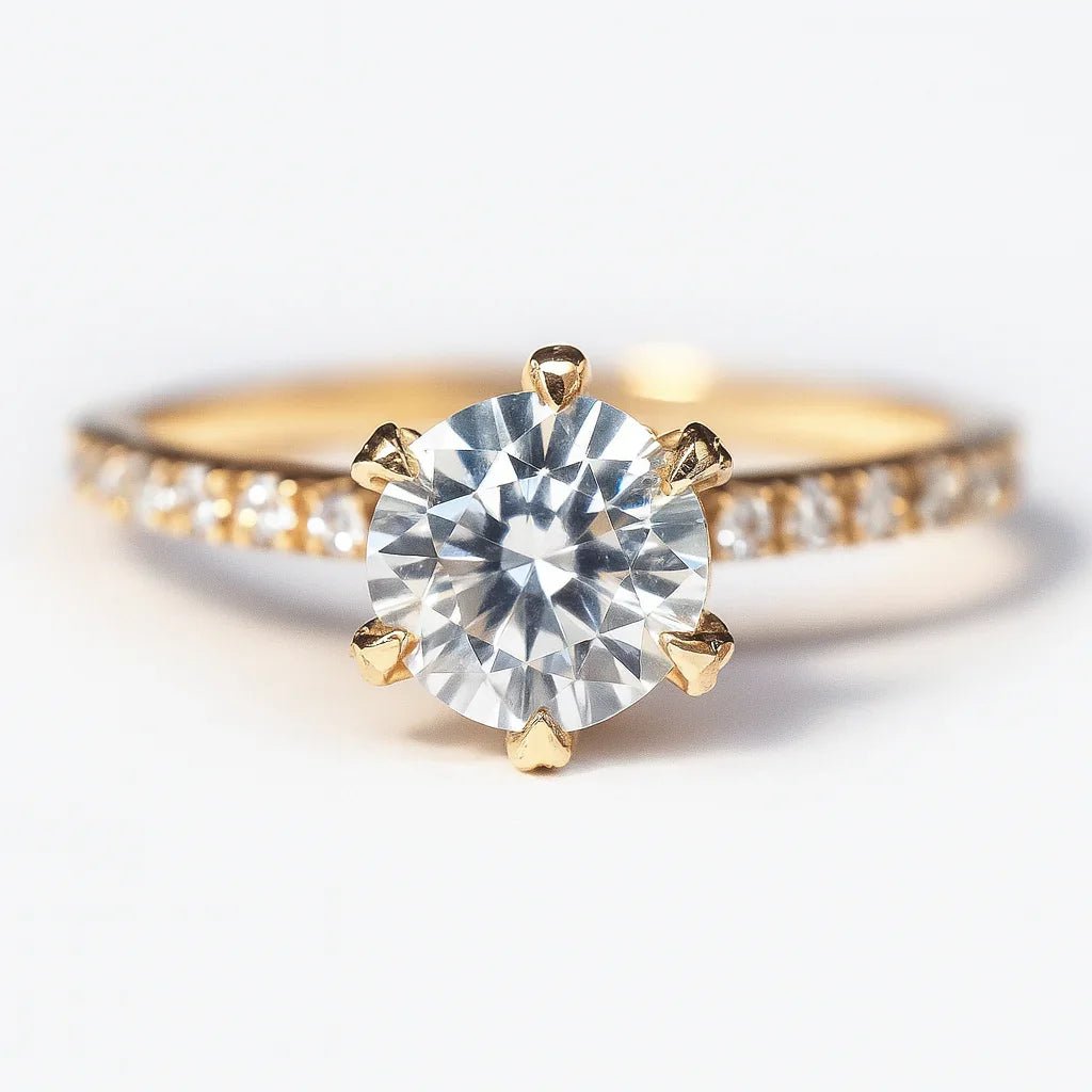 Moissanite Engagement Ring Luna - SOVATS