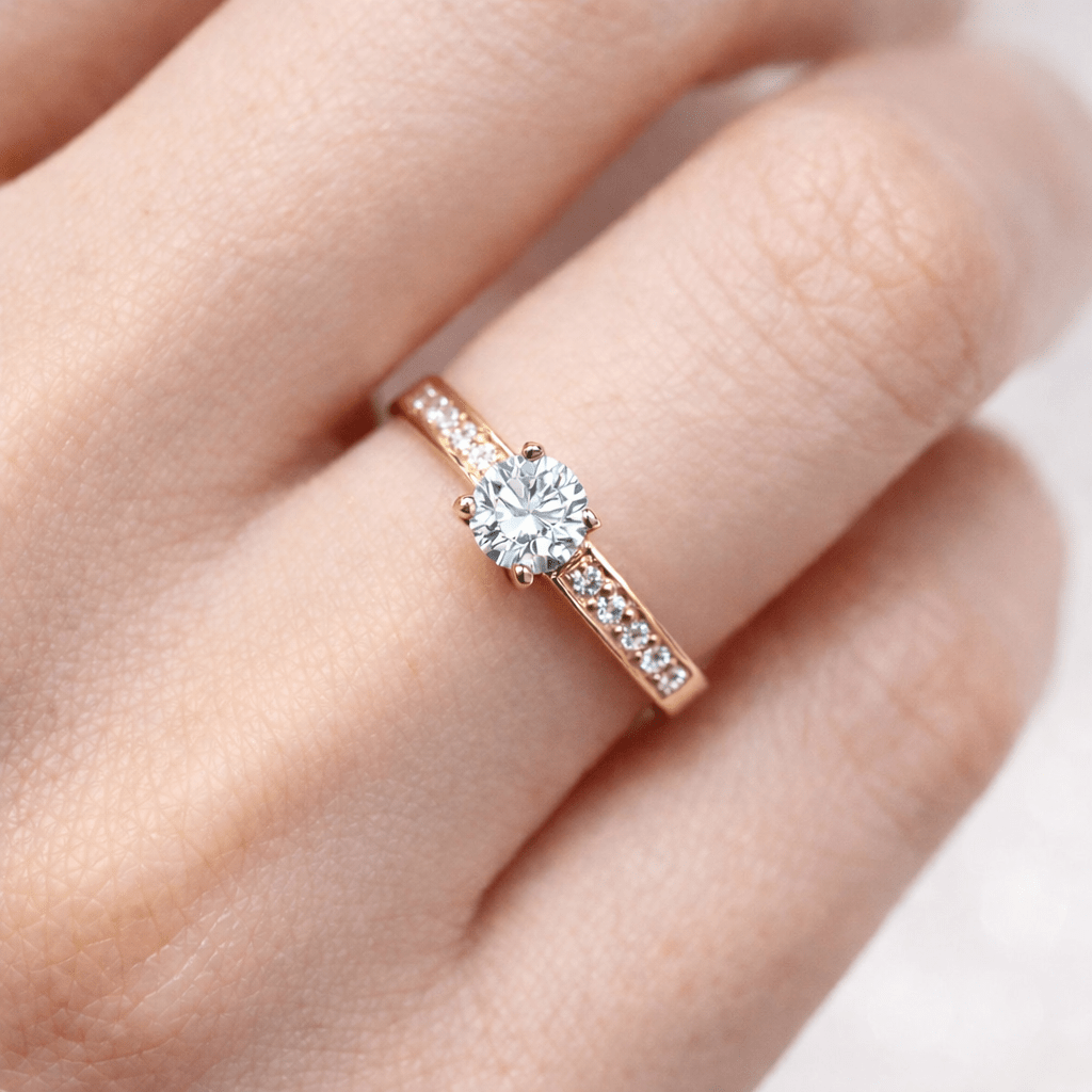 Moissanite Engagement Ring Maia - SOVATS