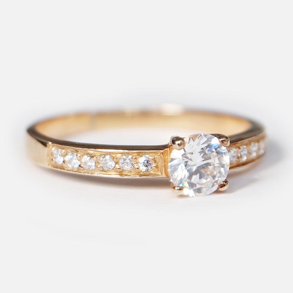 Moissanite Engagement Ring Maia - SOVATS