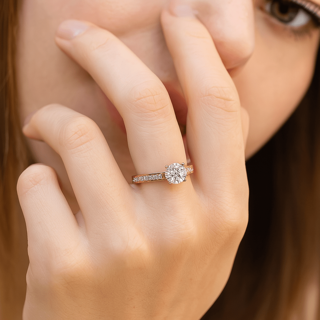 Moissanite Engagement Ring Maia - SOVATS