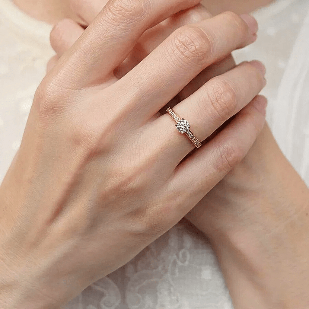 Moissanite Engagement Ring Maia - SOVATS