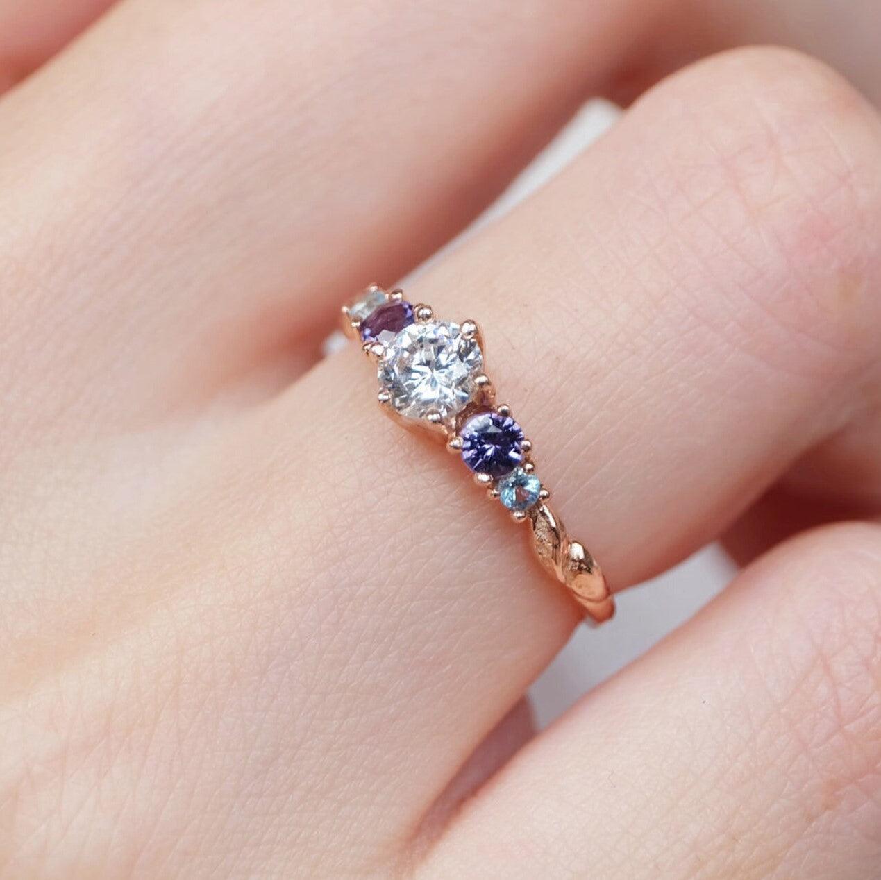 Moissanite Engagement Ring Mastema - SOVATS