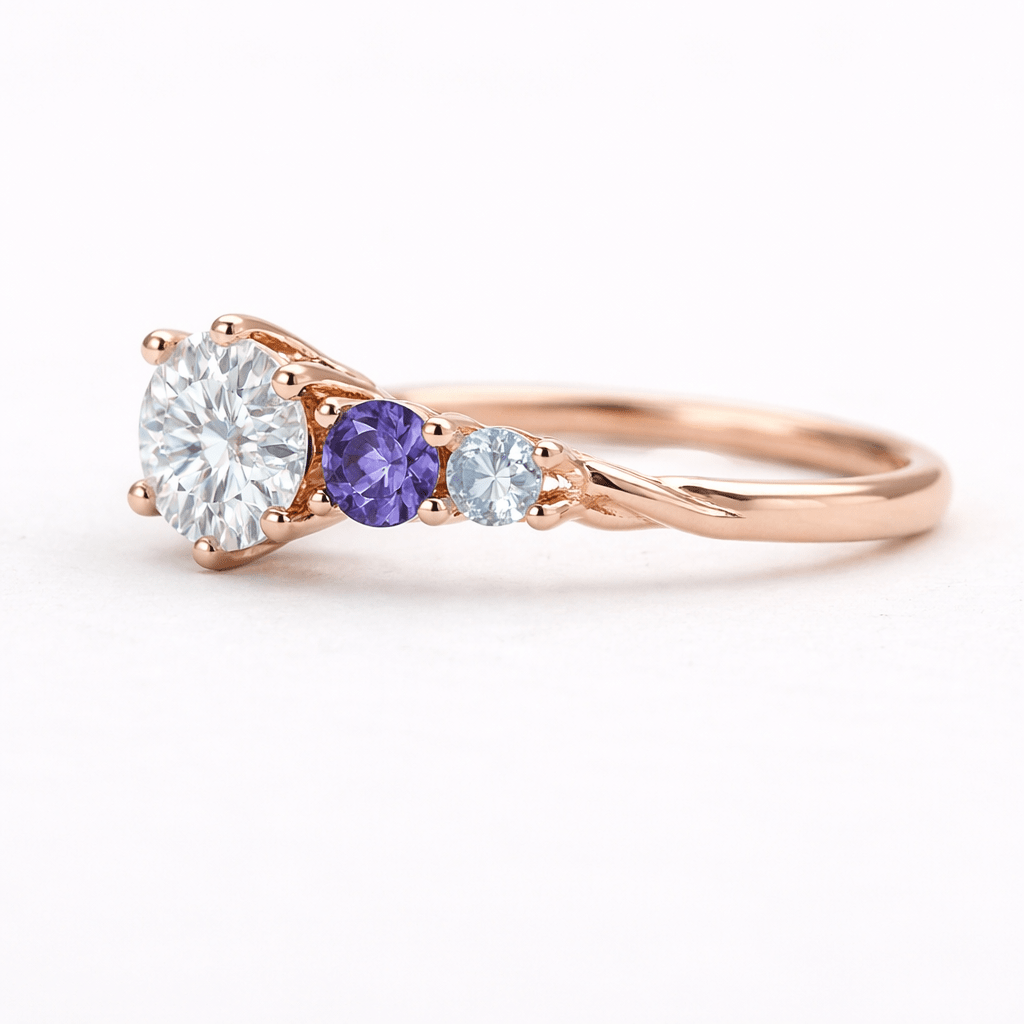 Moissanite Engagement Ring Mastema - SOVATS