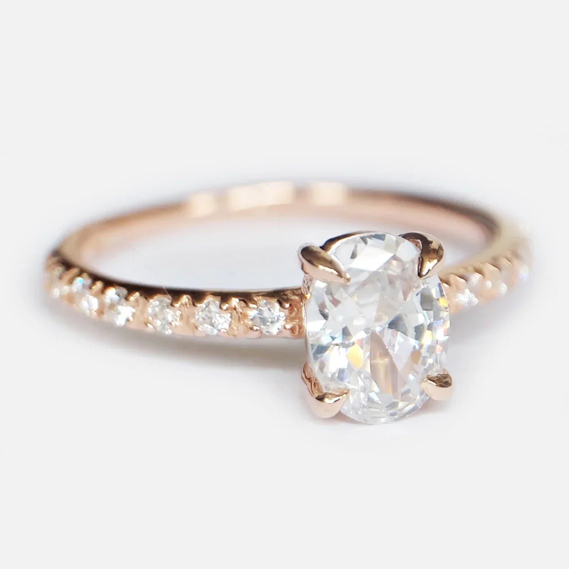 Moissanite Engagement Ring Saba - SOVATS