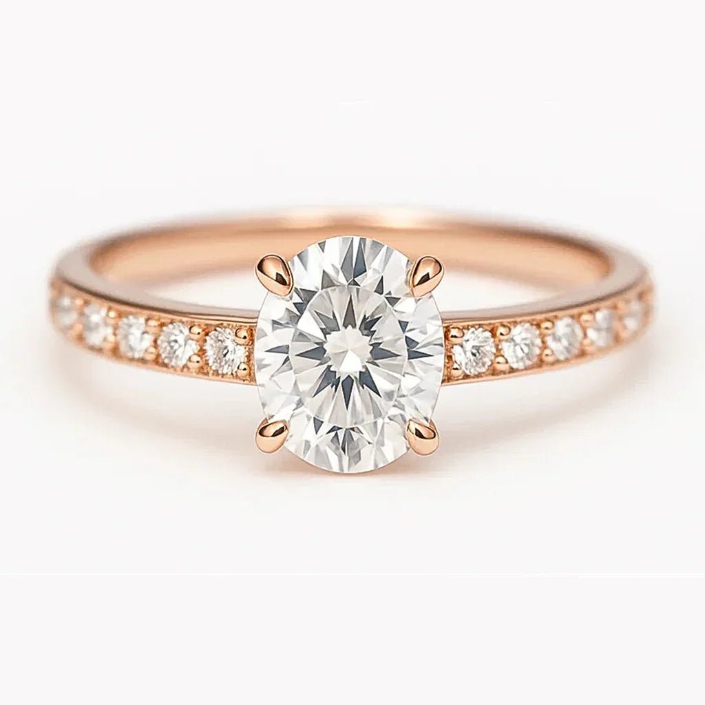 Moissanite Engagement Ring Saba - SOVATS