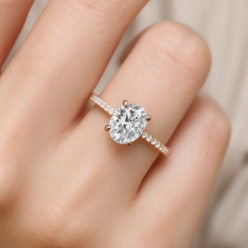 Moissanite Engagement Ring Saba - SOVATS